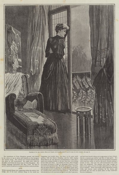 Cynic Fortune, A Tale of a Man with a Conscience, av David Christie Murray (litho) av English School