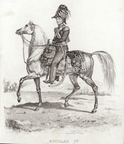 Tsar Nicholas I av Russland av English School