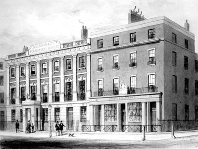 DAlemaine & Co. am Soho Square, 1854 von English School