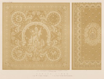 Damask lin av English School