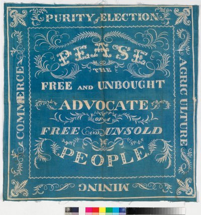 Darlington valgbanner for Joseph Pease, 1832 av English School