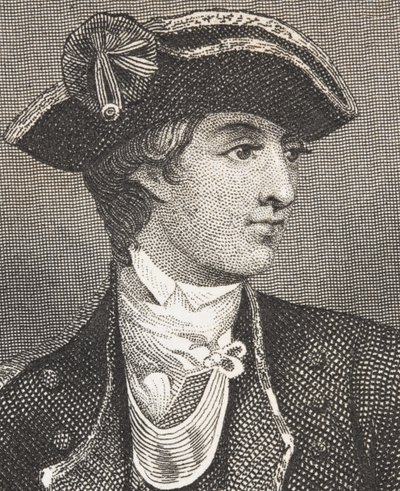 David Wooster, fra 'Gallery of Historical Portraits', utgitt ca. 1880 av English School