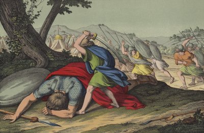 David dreper Goliat av English School