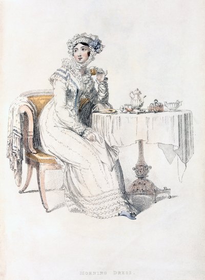 Dagskjole, motetallerken fra Ackermanns Kunstdepot av English School
