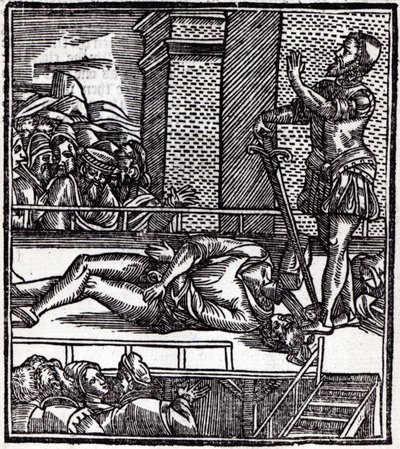 Tod durch Enthauptung von English School