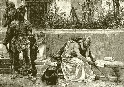 Archimedes død av English School