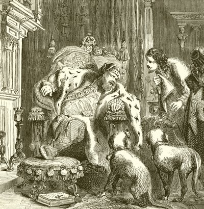 Død av James I, 1525 av English School