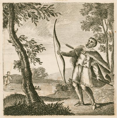 Død av kong William II under jakt i New Forest, Hampshire av English School