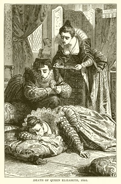 Dronning Elizabeths død, 1601 av English School