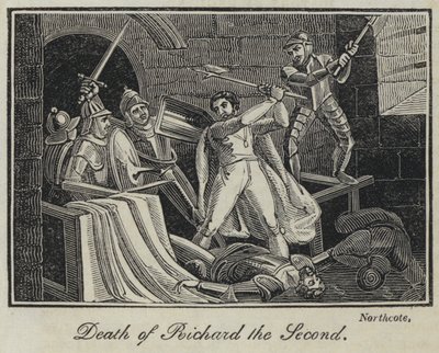 Richard den andres død (gravering) av English School
