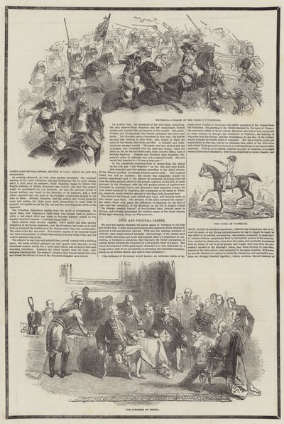 Hertugen av Wellingtons død (gravering) av English School