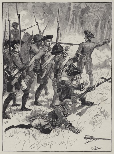 Nederlag til general Braddock i det indiske bakholdet av English School