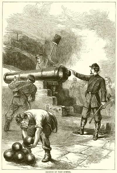 Forsvar av Fort Sumter av English School