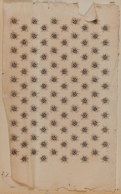 Designtegning, tidlig på 1800-tallet av English School