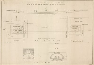 Design for en kjørebane under Themsen av English School