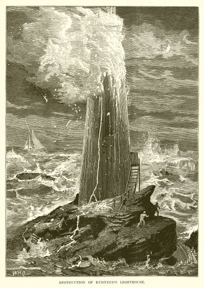 Ødeleggelse av Rudyerds fyrtårn av English School