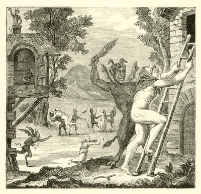 "Djevler grep ofte mennesker og pisket dem." Abbe Boileau av English School