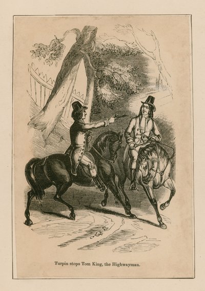 Dick Turpin stopper Tom King, motorveimannen av English School