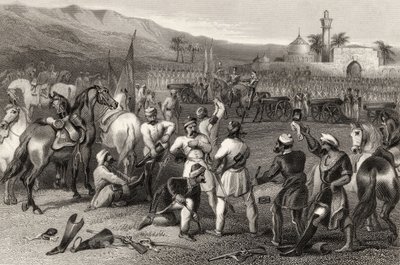 Avvæpning av det 11. irregulære kavaleri ved Berhampore i 1857, fra 