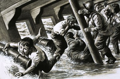 Katastrofen kom raskt til "Mary Rose" av English School