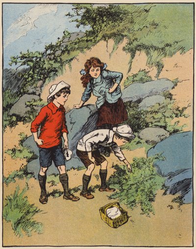 "Entdeckte das Bett aus Farn kalt und leer" von English School