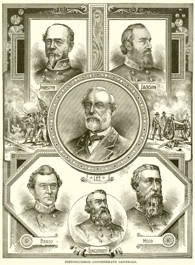 Utmerkede Confederath-generaler av English School