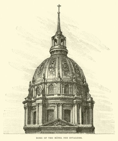 Kuppelen til Hotel des Invalides av English School
