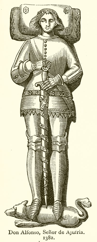 Don Alfonso, Lord of Ajufria. 1382 av English School