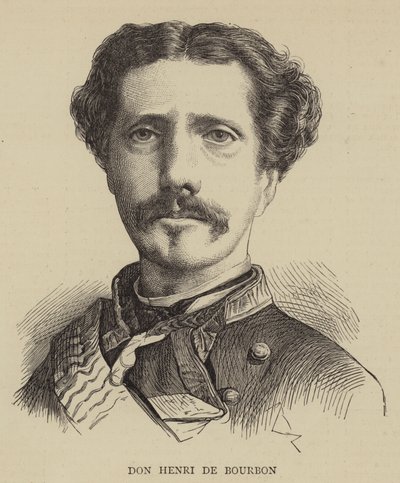 Don Henri de Bourbon (gravering) av English School