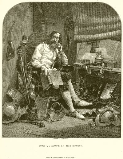 Don Quijote i sin studie av English School