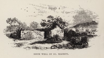 Doom Well of St Madron (gravering) av English School