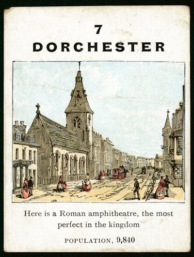Dorchester (farge litho) av English School