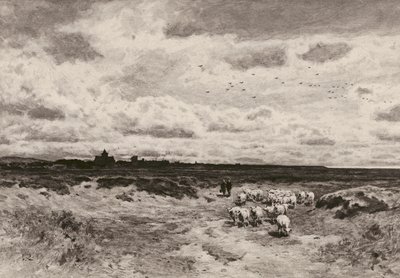 Dornoch, etter G Reid, RSA (litho) av English School