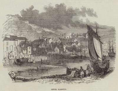 Dover Harbor (gravering) av English School