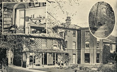 Down House, Downe, hjemmet til Charles Darwin (1809-82) fra 1842 av English School