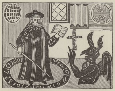 Dr John Faustus (gravering) av English School