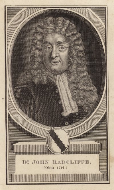 Dr John Radcliffe døde 1714 av English School