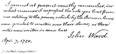 Dr John Ward (Gresham-professor) av English School
