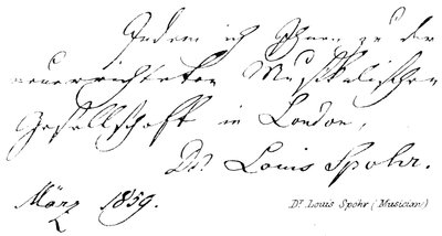 Dr. Louis Spohr von English School