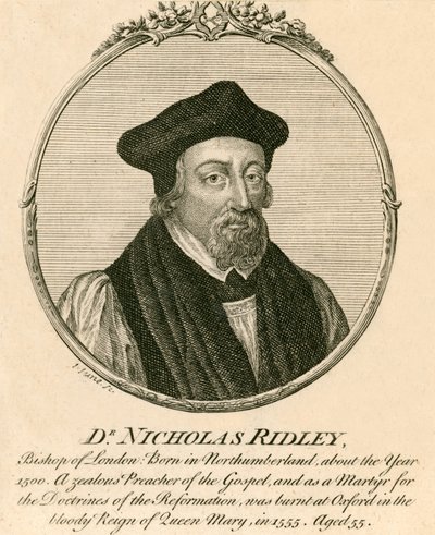Dr Nicholas Ridley av English School