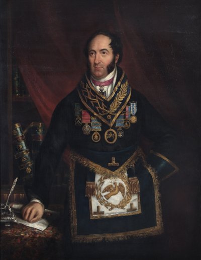 Dr Robert Thomas Crucefix, 1837 av English School