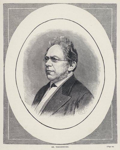 Dr. Tischendorf (gravering) av English School