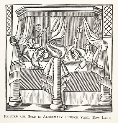Dreams and Moles, illustrasjon fra Chap-books of the Eighteenth Century av John Ashton, pub. 1882 av English School
