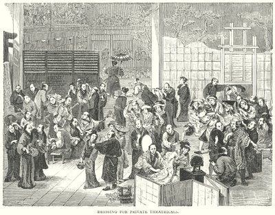 Ankleiden für private Theatervorstellungen von English School