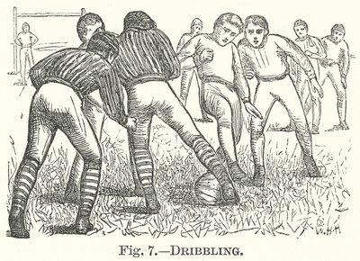 Dribbling (gravering) av English School