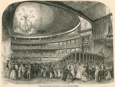 Drury Lane Theatre pusset opp - Julliens Promenade Concert av English School
