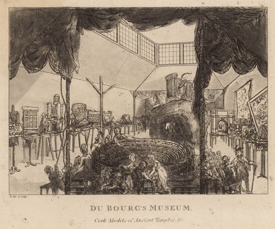 Du Bougs Museum, korkmodeller av gamle templer av English School
