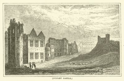 Dudley Castle (gravering) av English School