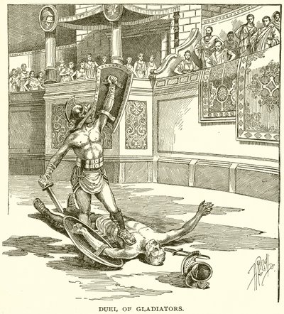 Duell av Gladiatorer av English School