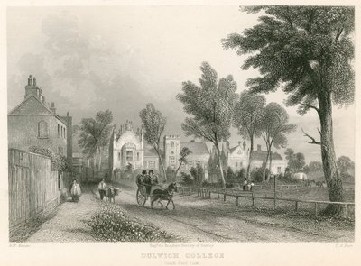 Dulwich College, London, sørvest utsikt av English School